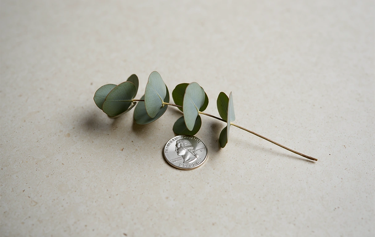 Botanical detail on limestone